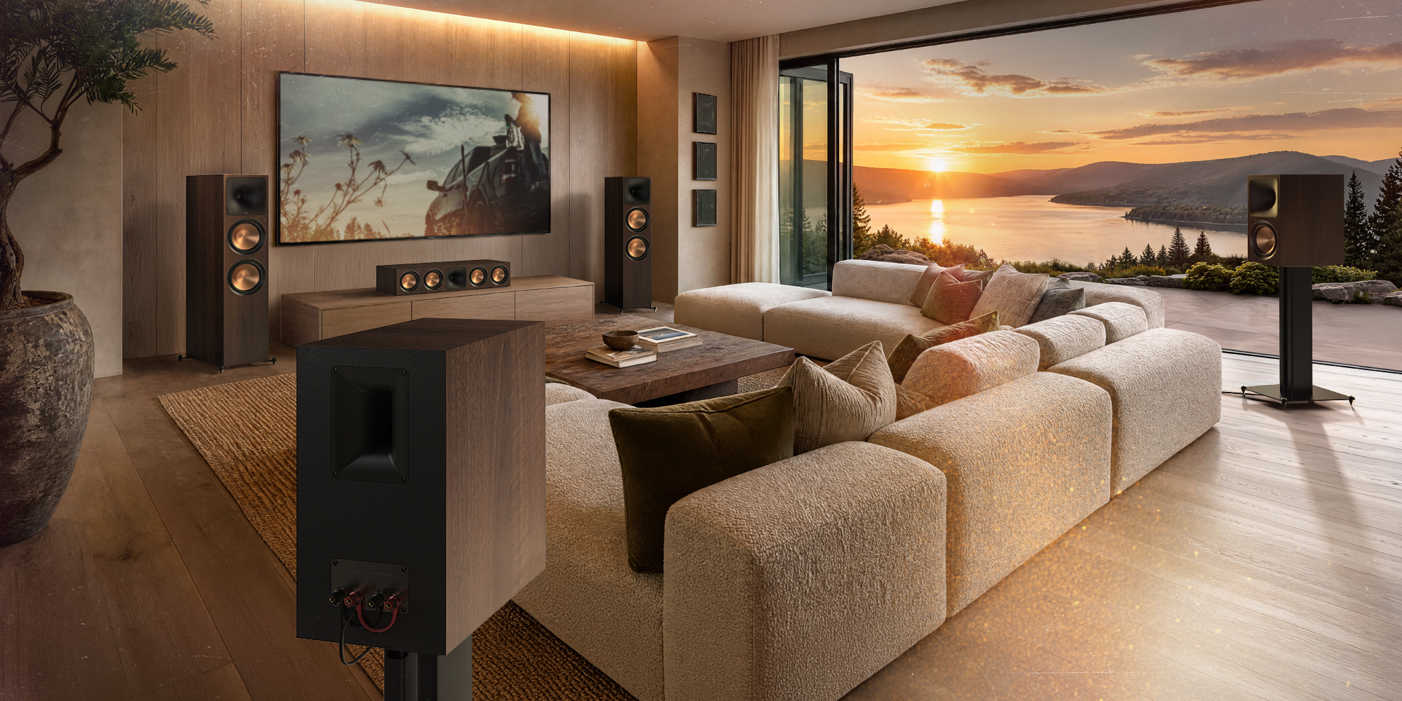 Klipsch Reference Premiere III System in large living room