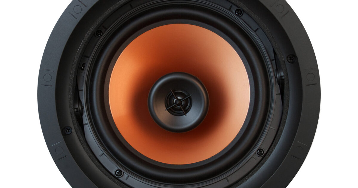 Klipsch CDT-3650-C II 6.5” 200W In-Ceiling Speaker - White, 8 Ohm, Wired, Waterproof