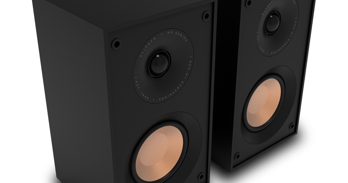 KD400 Powered Bookshelf Speakers Klipsch